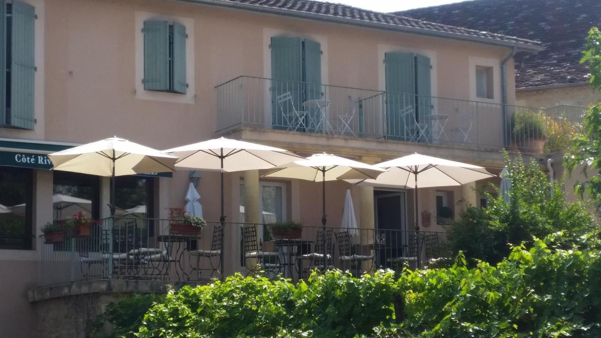 Hotel-Restaurant Cote Rivage バッドフォル・シュル・ドルドーニュ エクステリア 写真