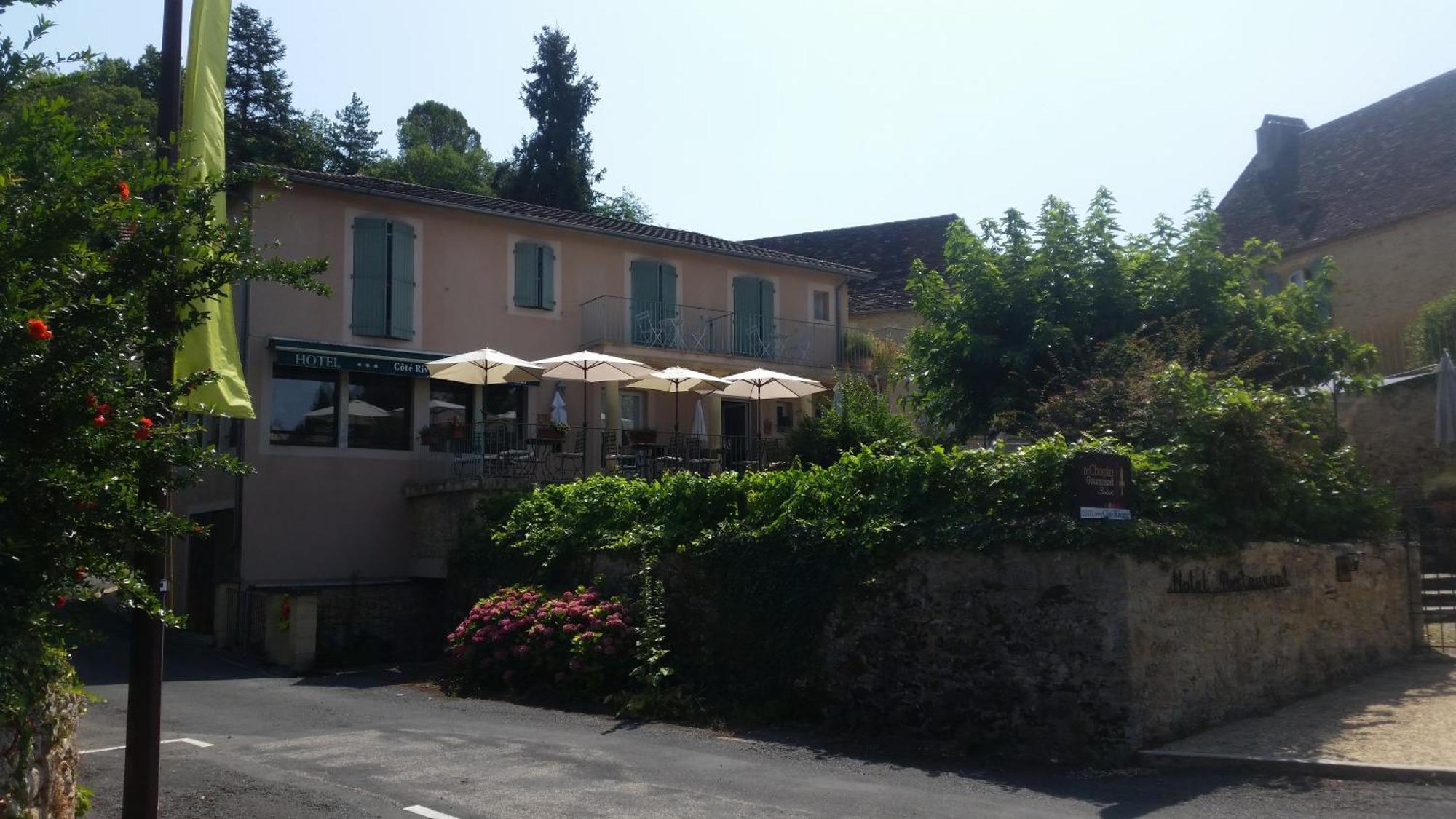 Hotel-Restaurant Cote Rivage バッドフォル・シュル・ドルドーニュ エクステリア 写真